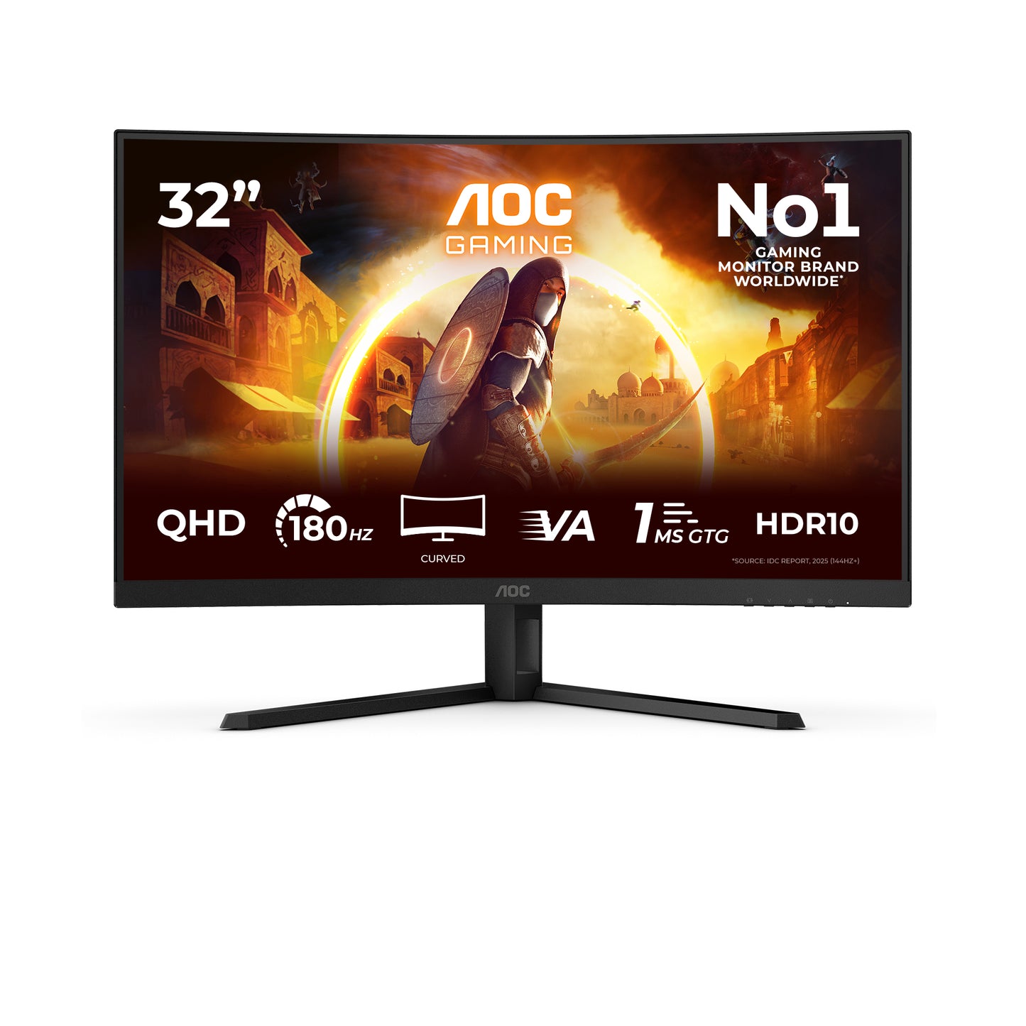 AOC G4 Series - 32inch - Quad HD - 2560x1440 - LCD - 1ms - Black