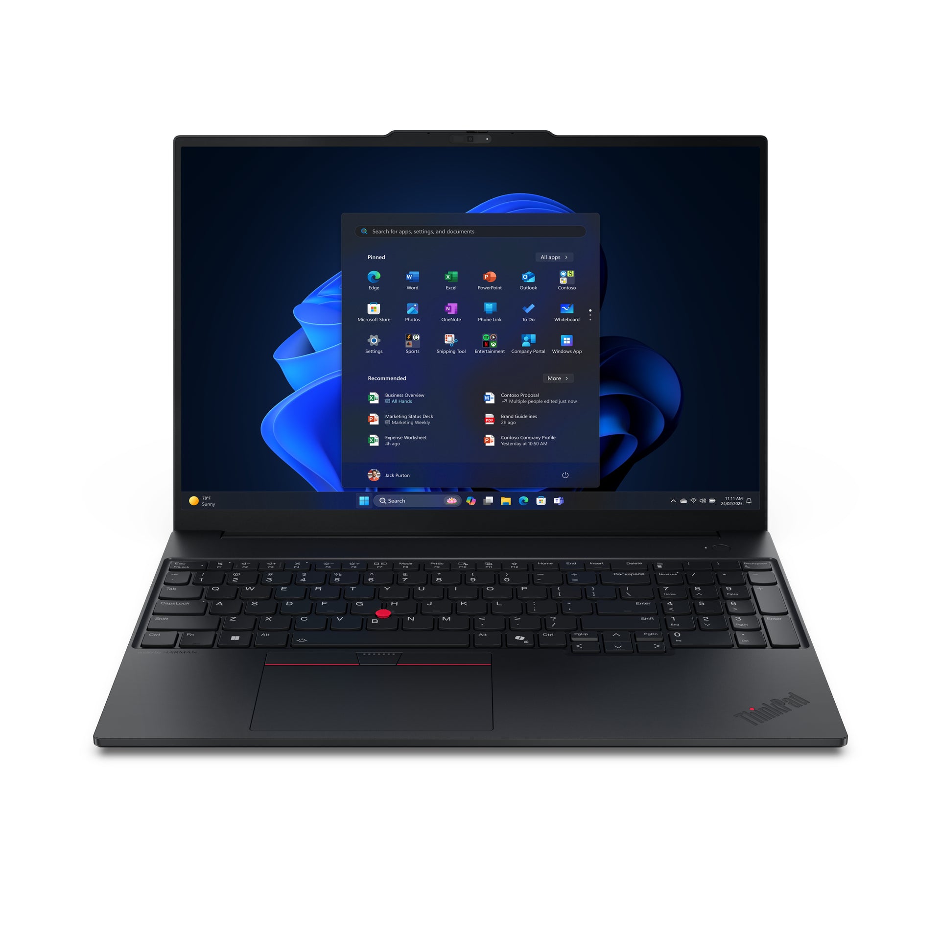 LENOVO ThinkPad E16 Gen 3 (Intel) - 16 inch - Intel Core Ultra 5 226V - 16GB RAM - 512GB SSD - Windows 11 Pro