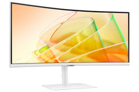 SAMSUNG ViewFinity S6 - 34 inch Curved - UltraWide Quad HD VA LED Monitor - 3440x1440 - HAS / RJ45 / TB / Speakers