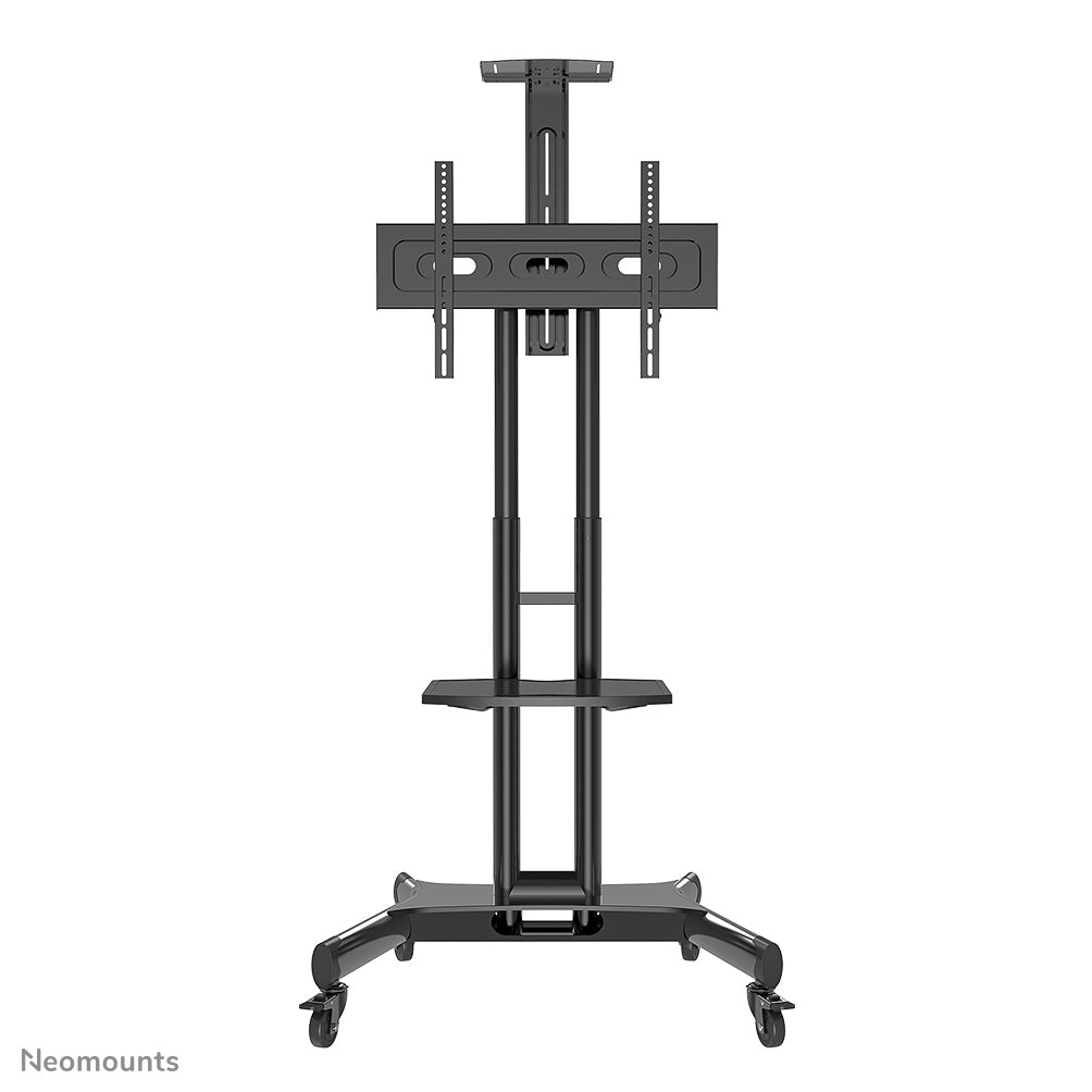 NEOMOUNTS TV Trolley - 32-75inch - Max 50 kg - Manual Control - H 104.2-154.2 cm - VESA 200x200-600x400 - incl. cam/hardware shelf - Black