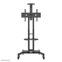 NEOMOUNTS TV Trolley - 32-75inch - Max 50 kg - Manual Control - H 104.2-154.2 cm - VESA 200x200-600x400 - incl. cam/hardware shelf - Black