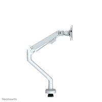 NEOMOUNTS Single Monitor Arm - 10-32inch - 2-8 kg - Gas Spring - 180 Degrees - Stop - Topfix - Silver