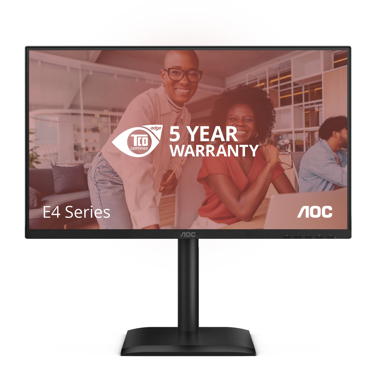AOC E4 Series - 24 inch - Full HD IPS LED Monitor - 1920x1080 - 120hz - Pivot/HAS