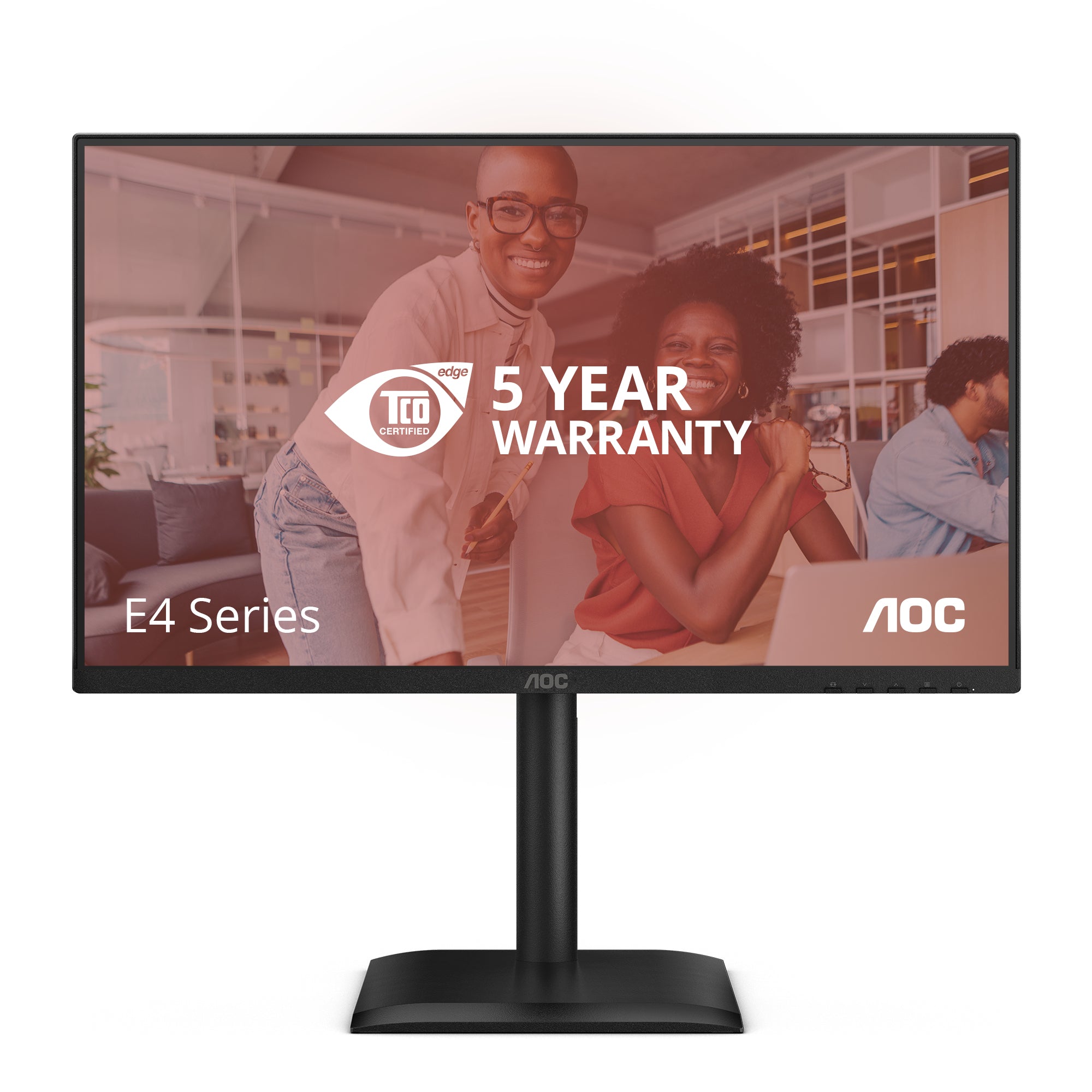 AOC E4 Series - 24 inch - Full HD IPS LED Monitor - 1920x1080 - 120hz - Pivot/HAS