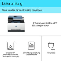 HP INC. Color LaserJet Pro MFP 3302fdn Printer