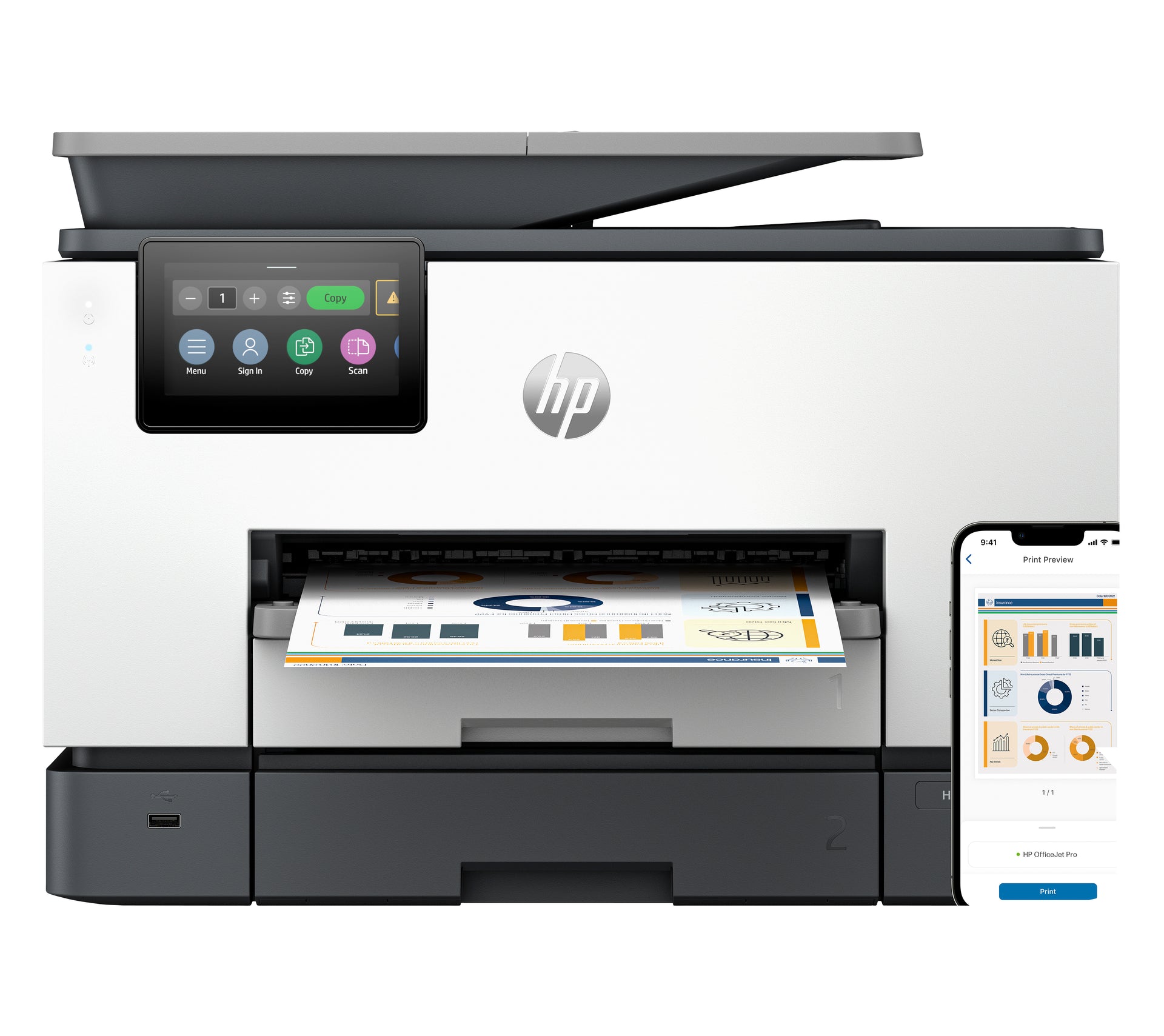 HP INC. OfficeJet Pro 9130b All-in-One Printer