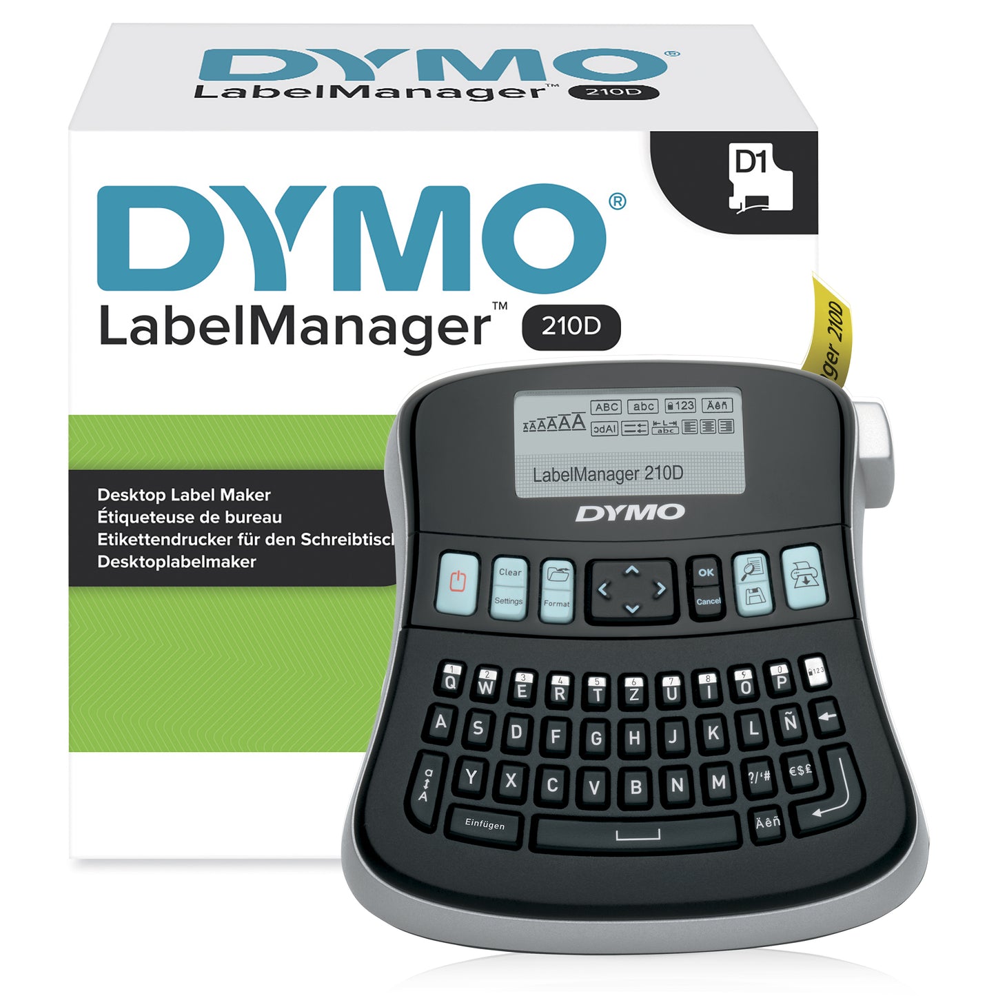 DYMO LabelManager 210D - Thermo Transfer - Qwertz - German Layout