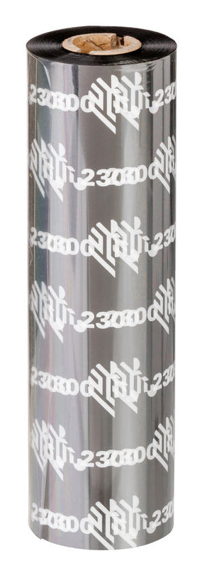 ZEBRA Ribbon - Black - Thermal Transfer, Direct Thermal - 84 mm x 74 m Ribbon Size - 12 / Pack