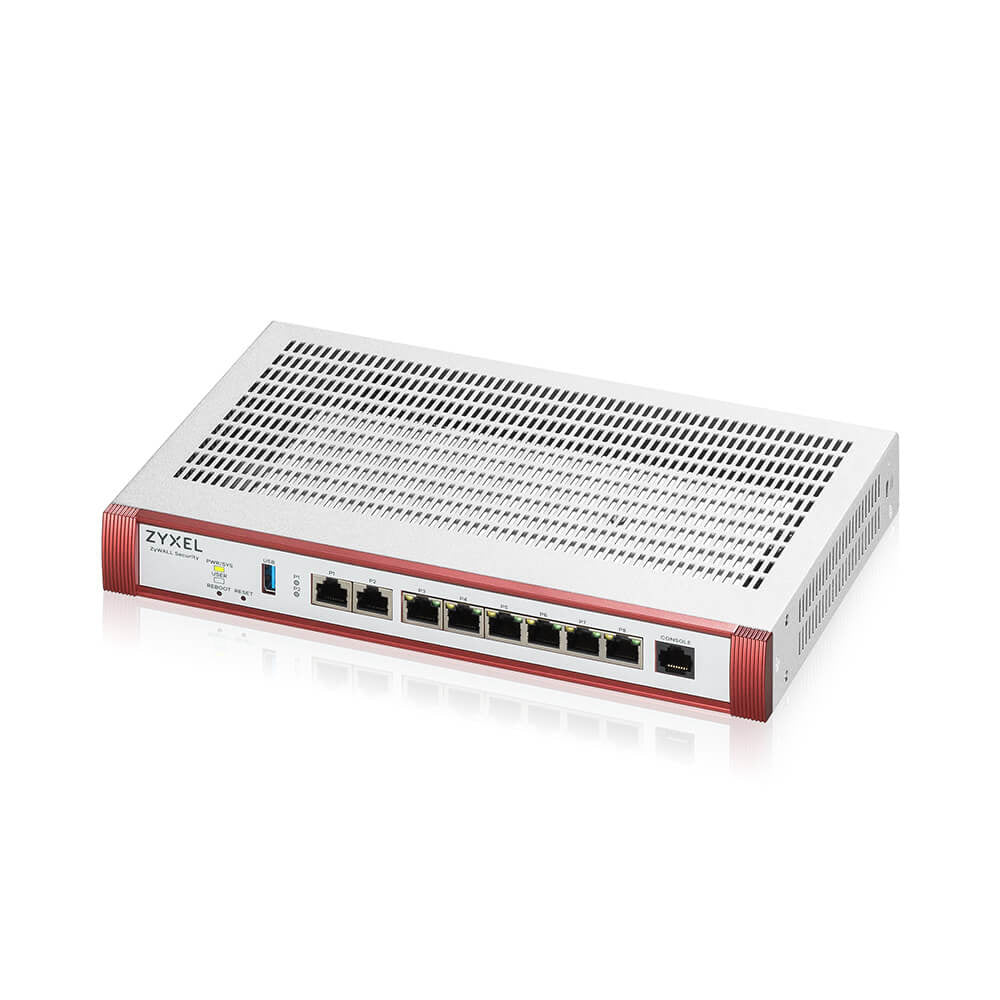ZYXEL USG FLEX 200 H - User-definable ports with 2 2.5G & - 6 1G - USB with 1 YR Entry Defense Pack