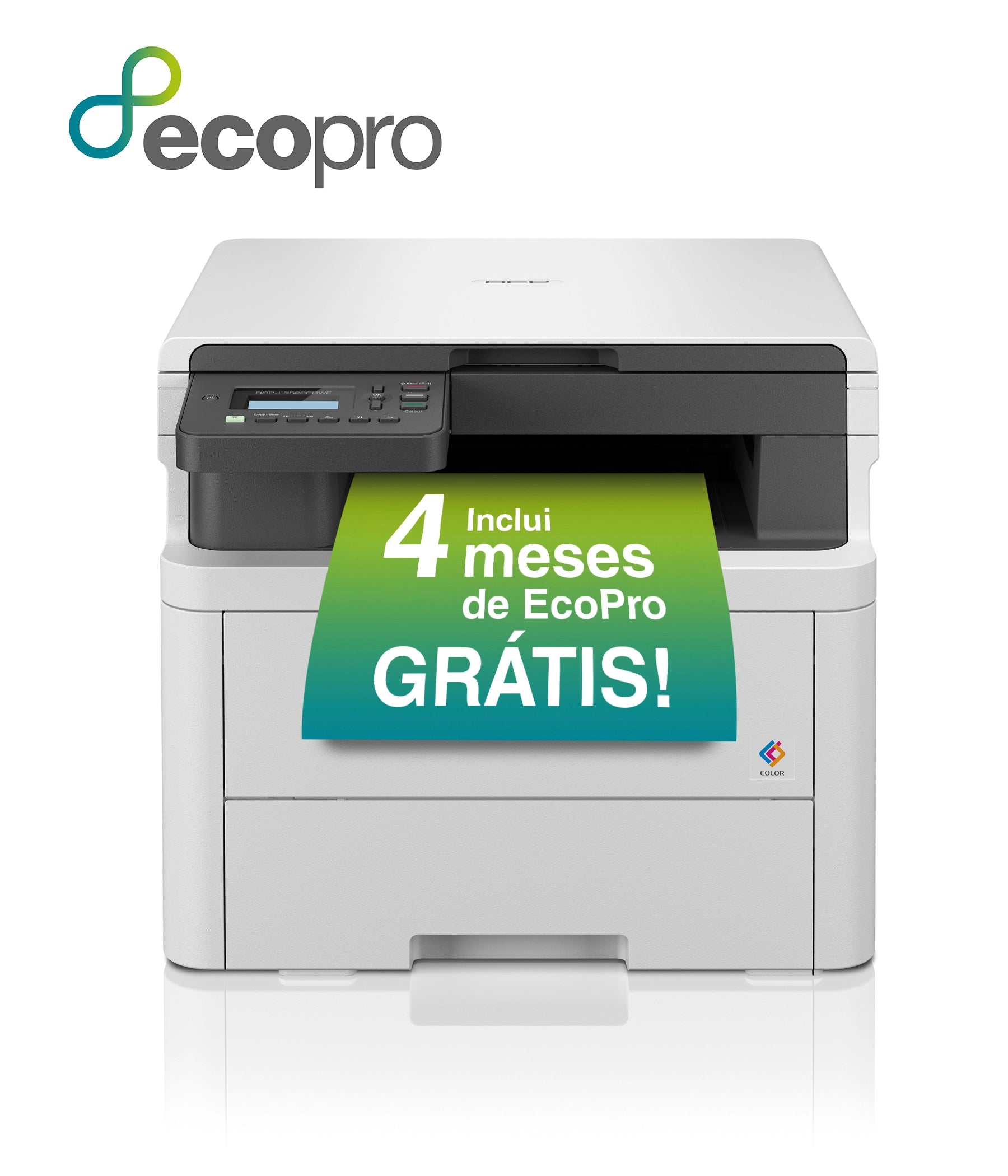 BROTHER DCP-L3520CDWE - Compact All-in-One A4 Colour Laser Printer - WiFi / USB