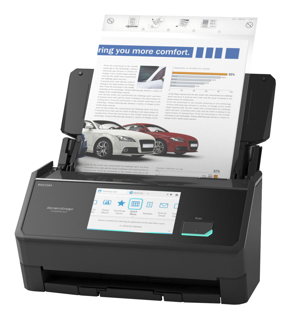 RICOH iX2500 Document Scanner Black