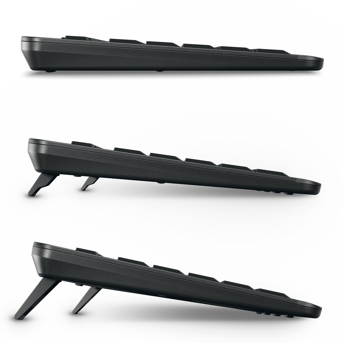 CHERRY STREAM ULTIMATE - Keyboard - Corded - AZERTY - Black