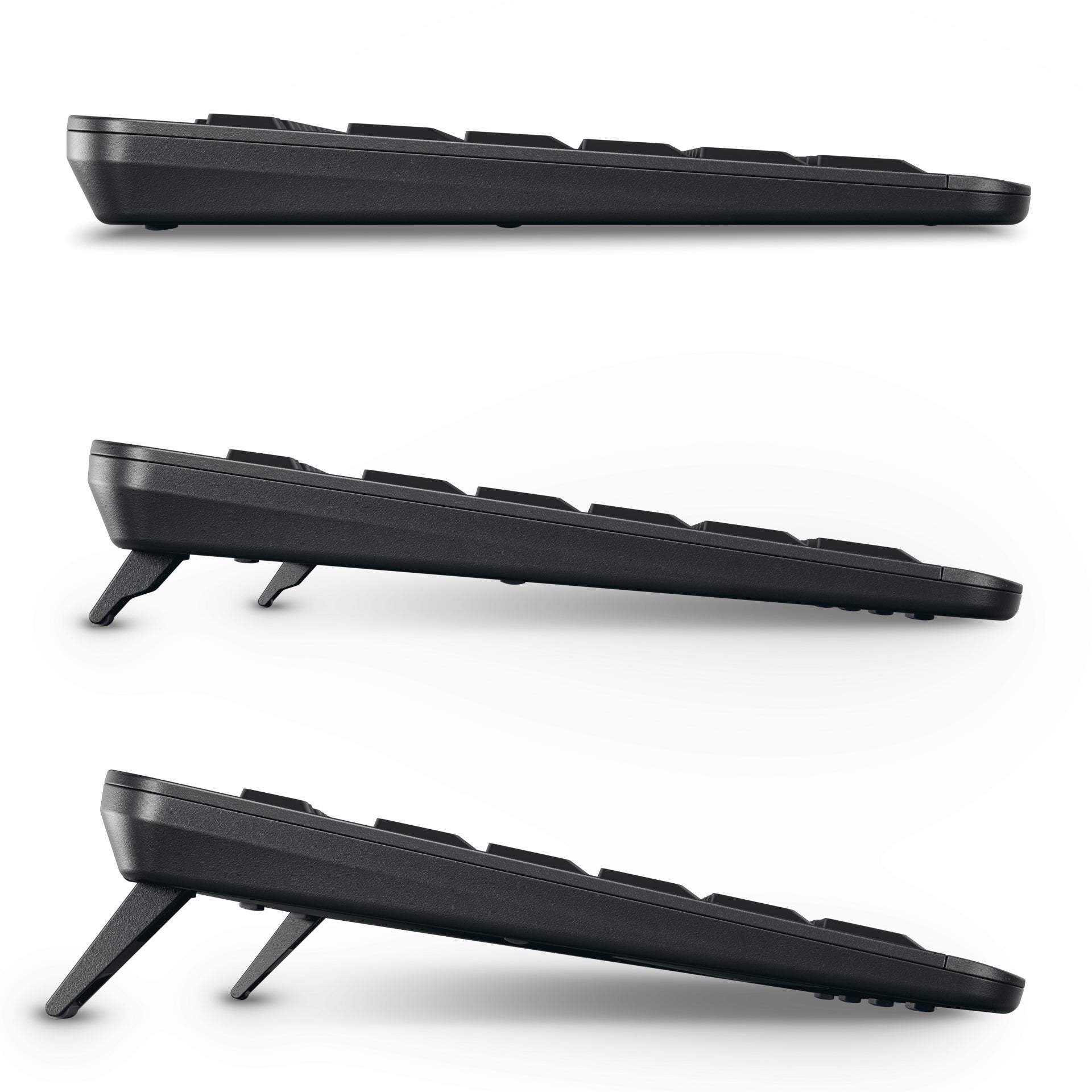 CHERRY STREAM ULTIMATE - Keyboard - Corded - AZERTY - Black