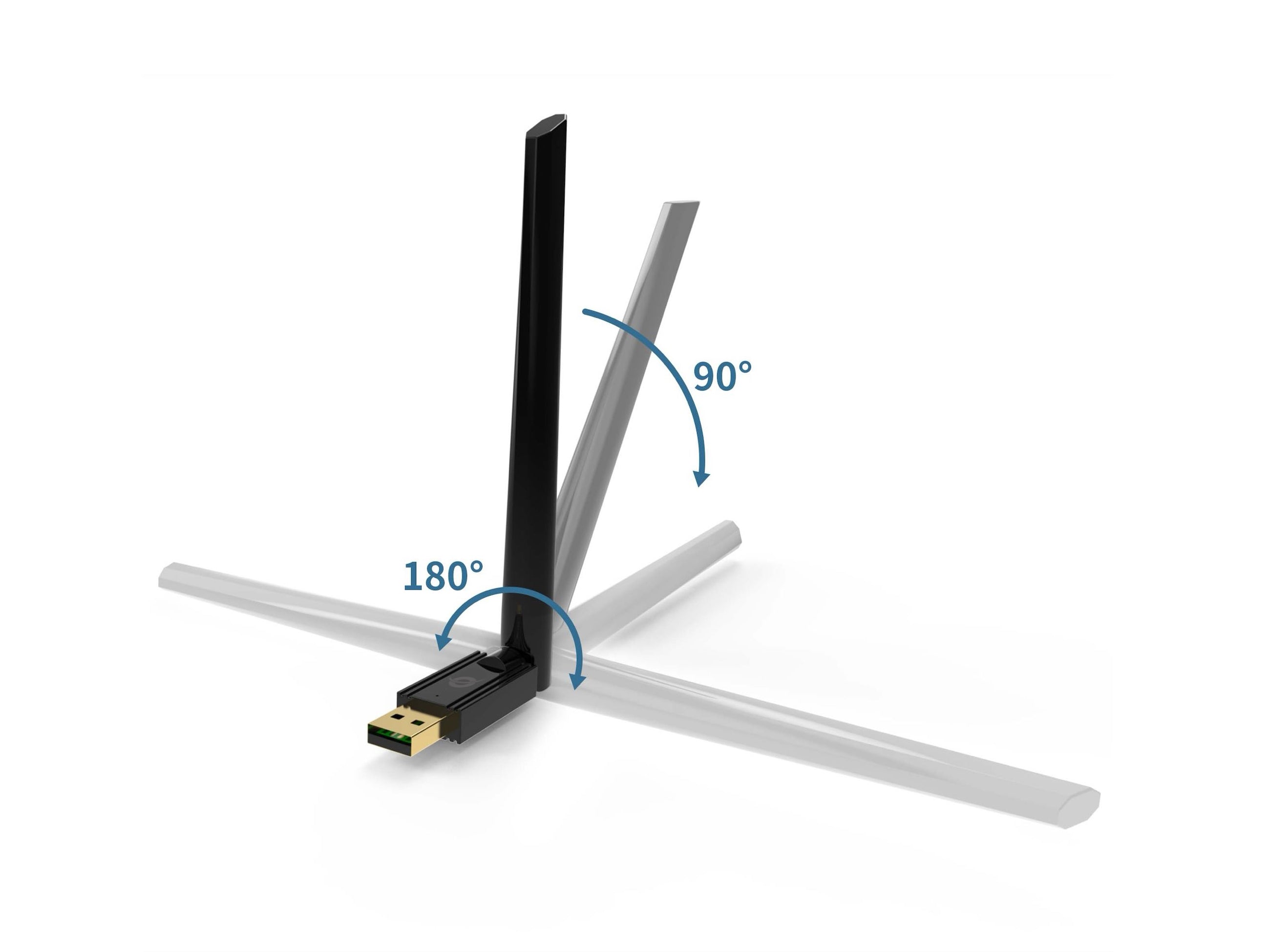 CONCEPTRONIC Long Range Bluetooth 5.3 USB Adapter - External Antenna