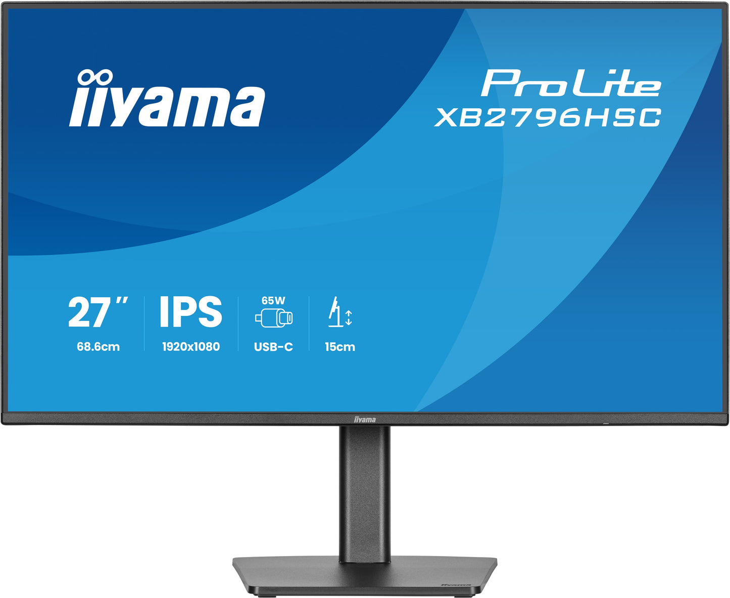 IIYAMA ProLite 27 inch - Full HD IPS LED Monitor - 1920x1080 - HAS / Pivot