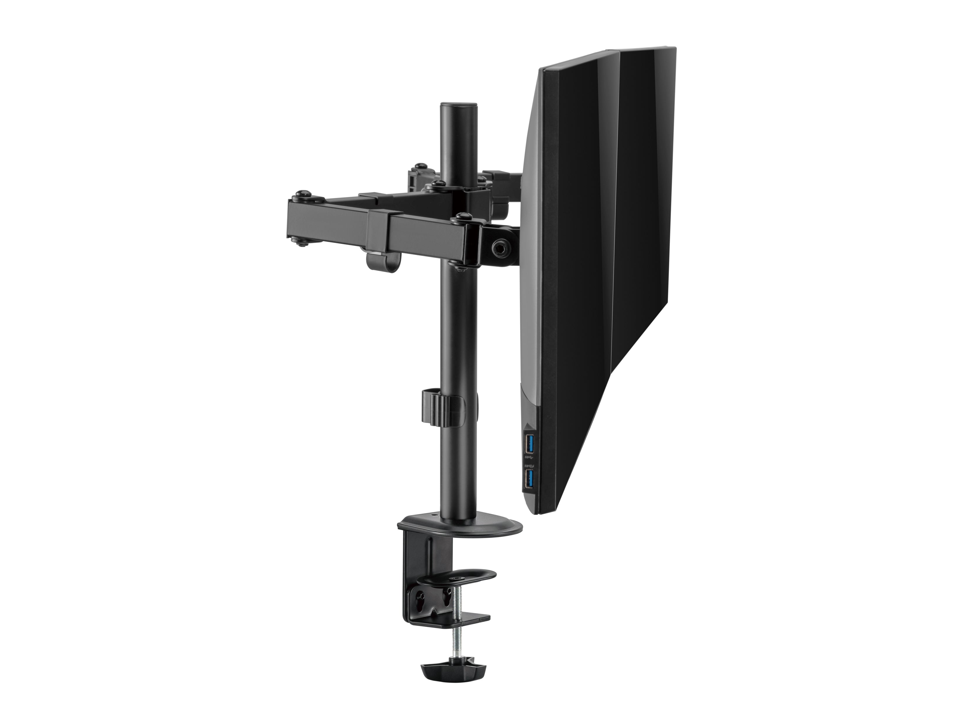 EQUIP 17 inch - 32 inch Articulating Desk Mount Dual Monitor Bracket