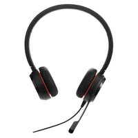 JABRA Evolve 20 SE Stereo - MS - USB C/A Adapter - Leather