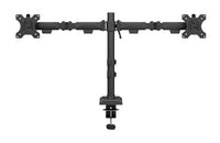 NEOMOUNTS NERO Dual monitor arm - 10-32inch - 0-8 kg/screen - 180 Degrees - Stop Mechanism - Total Plastic-Free Packaging - Black