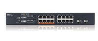 ZYXEL 16-port 2.5GbE - 2 SFP+ - 8 x PoE++ 180W Smart Switch - hybrid mode - standalone or NebulaFlex Cloud