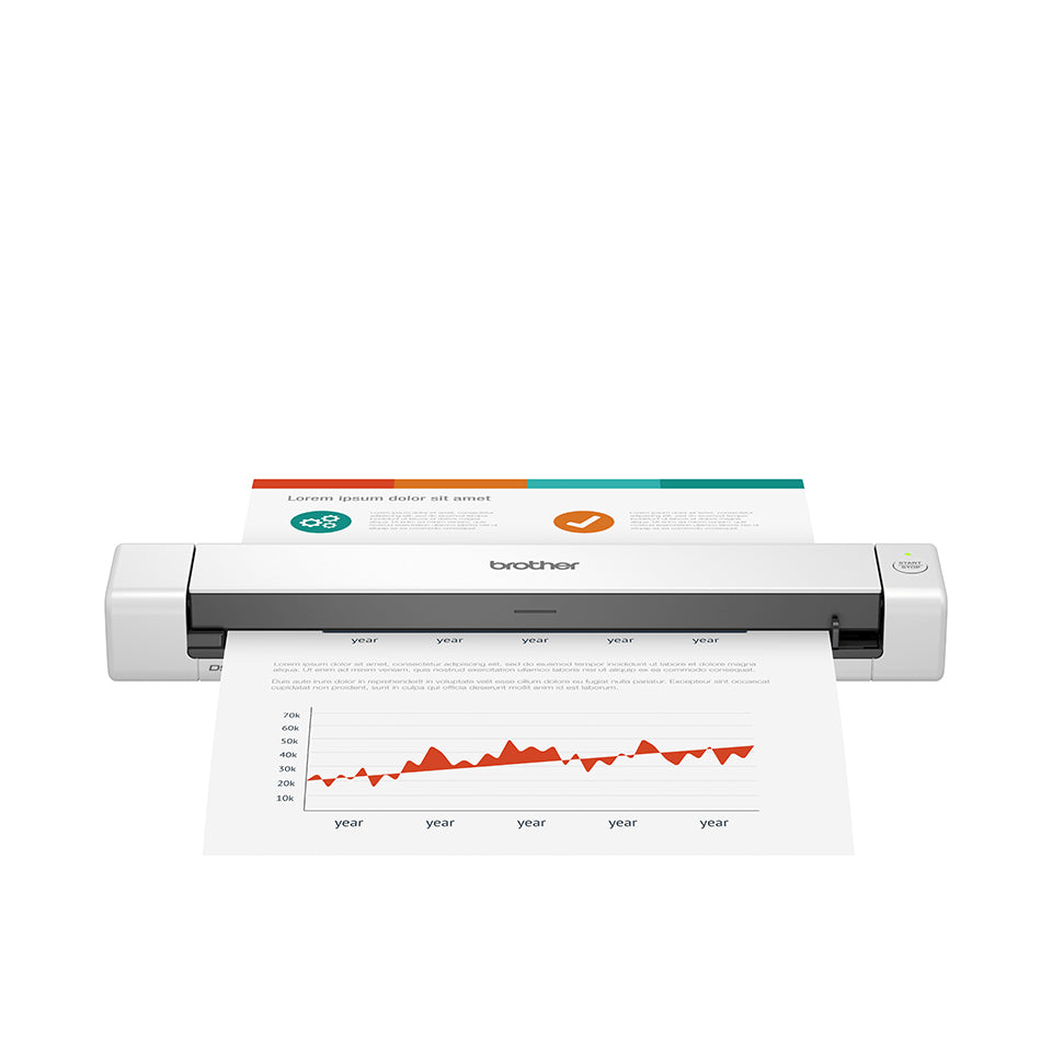 BROTHER DS-640 - Portable Document Scanner - USB