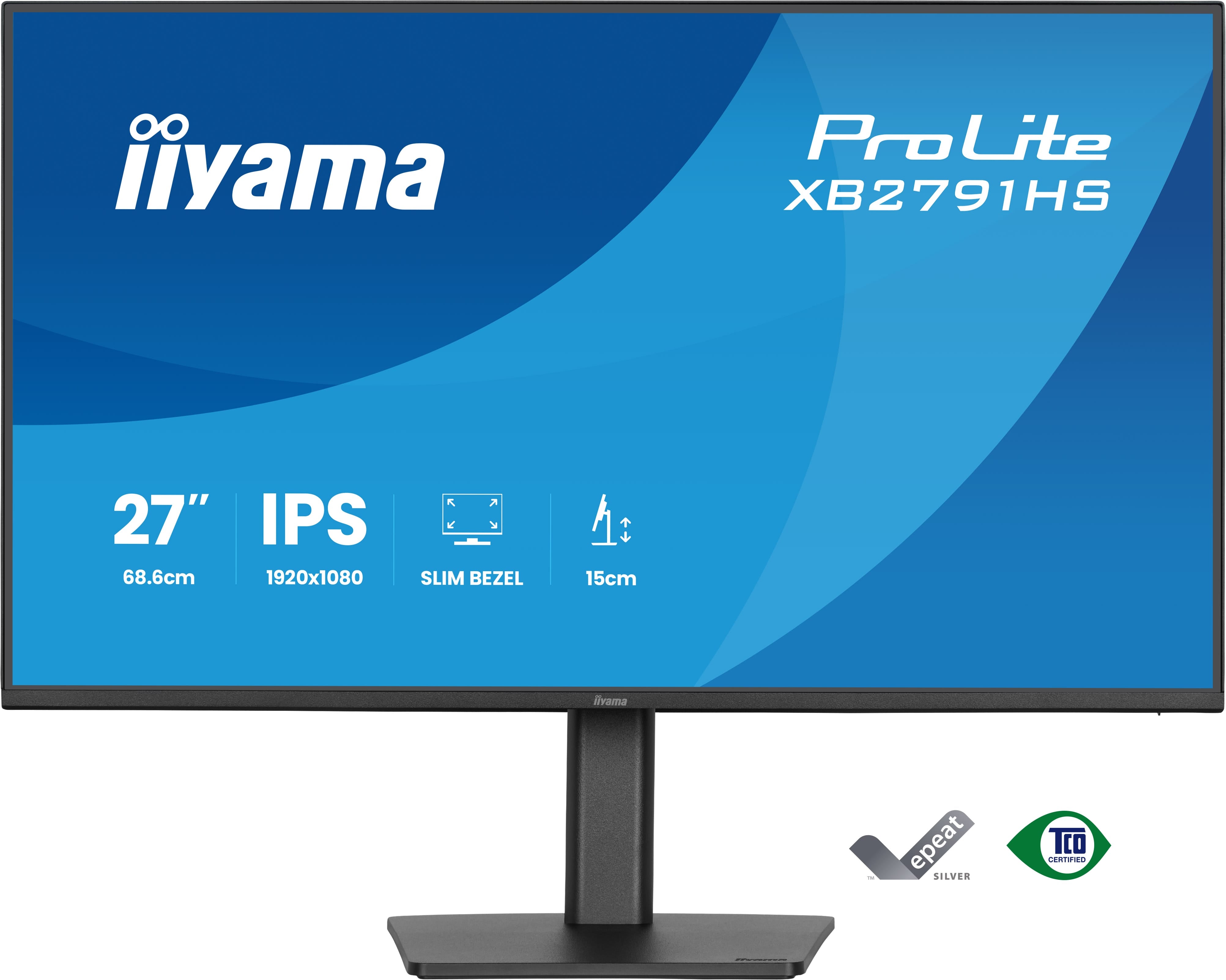 IIYAMA ProLite 27 inch - Full HD Touch screen - 1920x1080