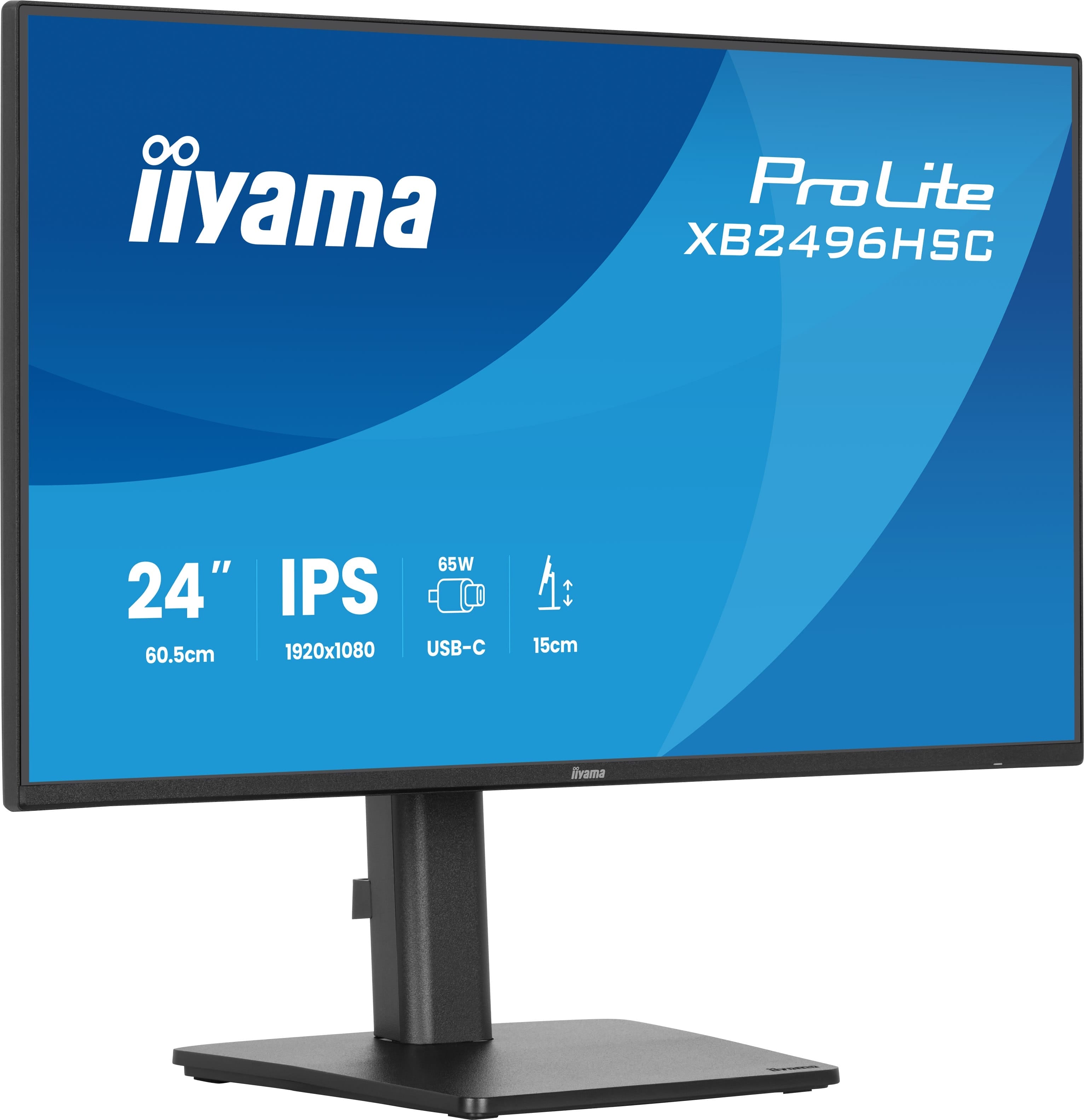 IIYAMA ProLite 24 inch - Full HD IPS LED Monitor - 1920x1080 - HAS / Pivot