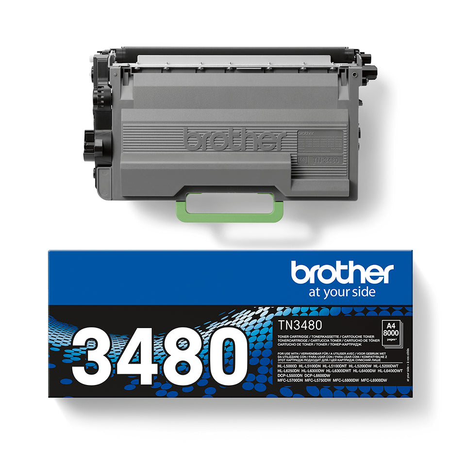 BROTHER TN3480 Toner Cartridge Black High Yield