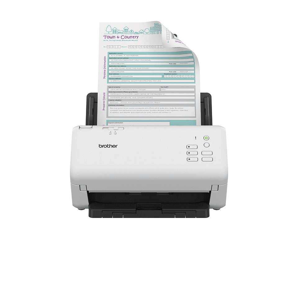 BROTHER DS-4300N - Network Desktop Scanner - RJ45 / USB