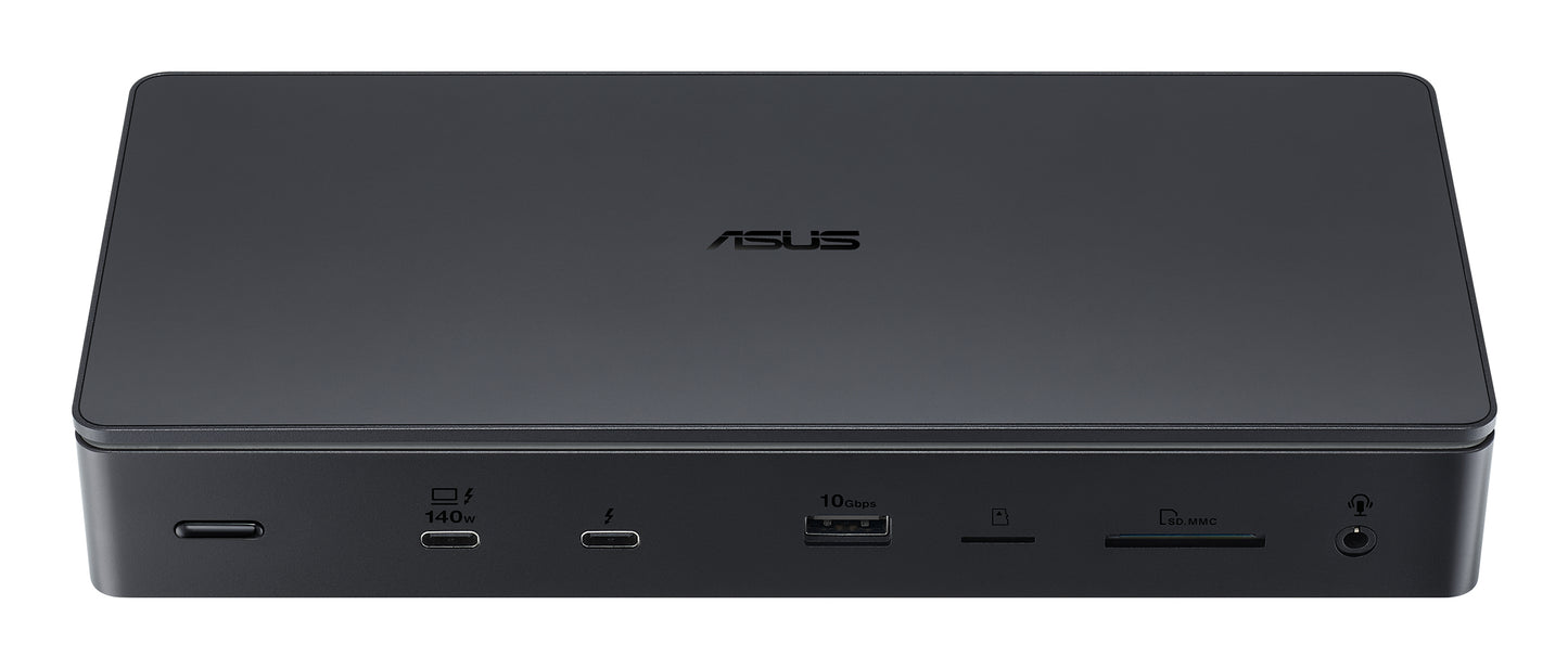 ASUS DC510 - Master Thunderbolt 5 Dock - Thunderbolt 5 - 140W - 2500 Mbit/s - MicroSD TransFlash - SD - Black