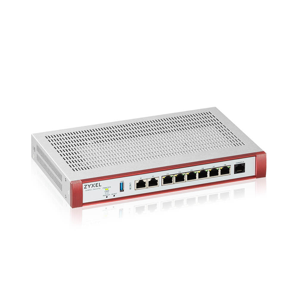 ZYXEL USG FLEX 200 H - User-definable ports with 2 2.5G & - 6 1G - USB with 1 YR Entry Defense Pack