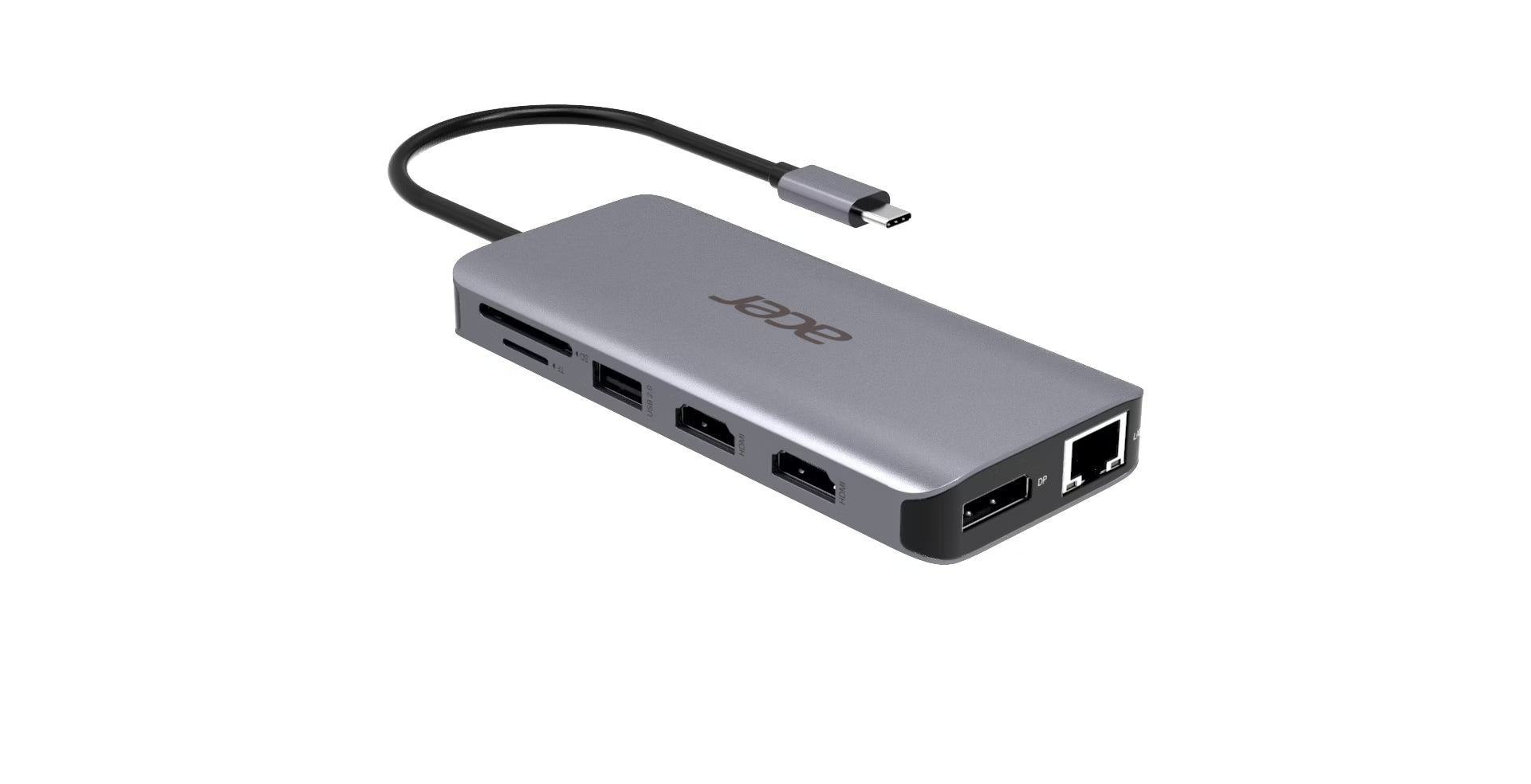 ACER USB Type-C Dongle 12-in-1- Silver