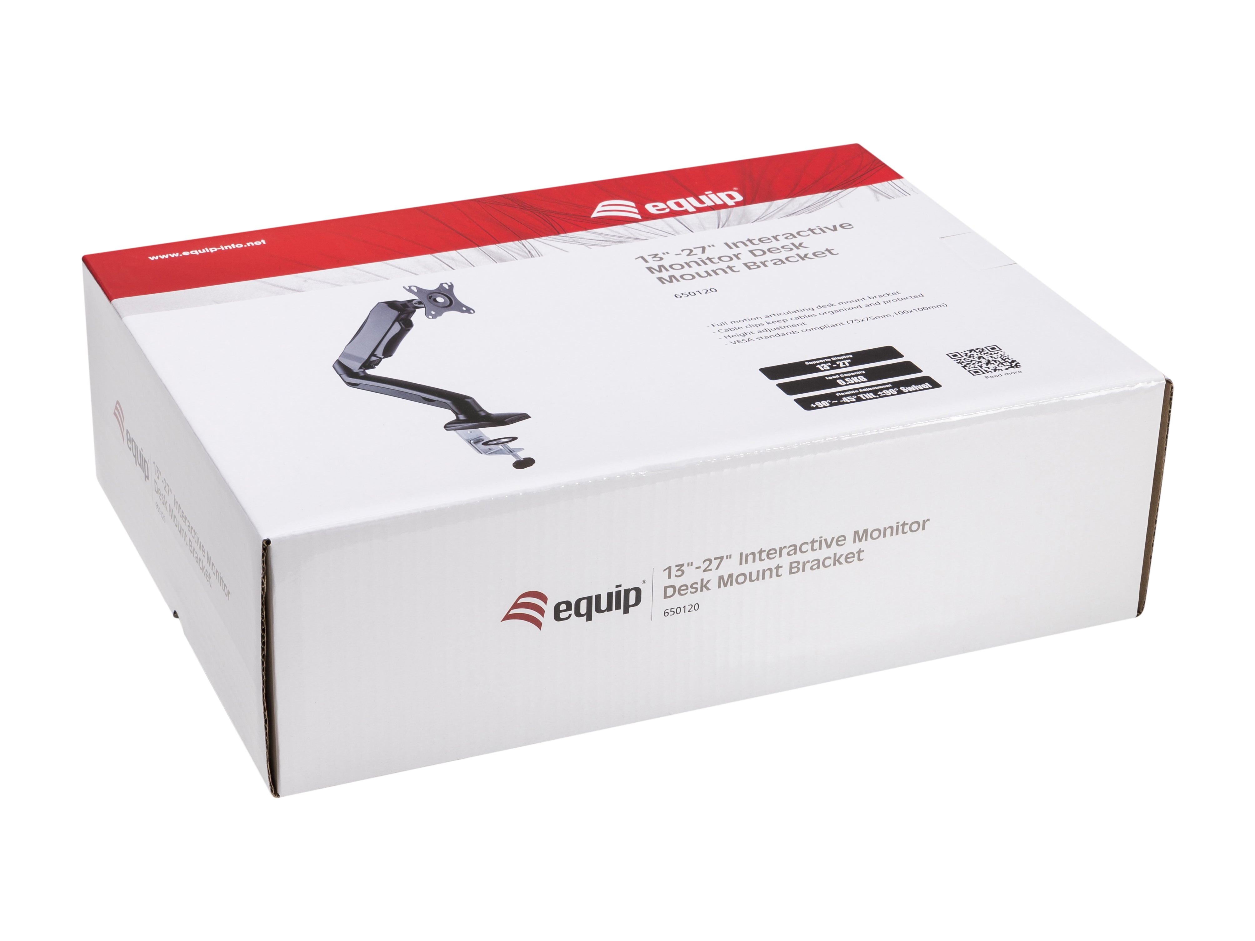EQUIP 17 inch - 32 inch Interactive Desk Mount Monitor Bracket