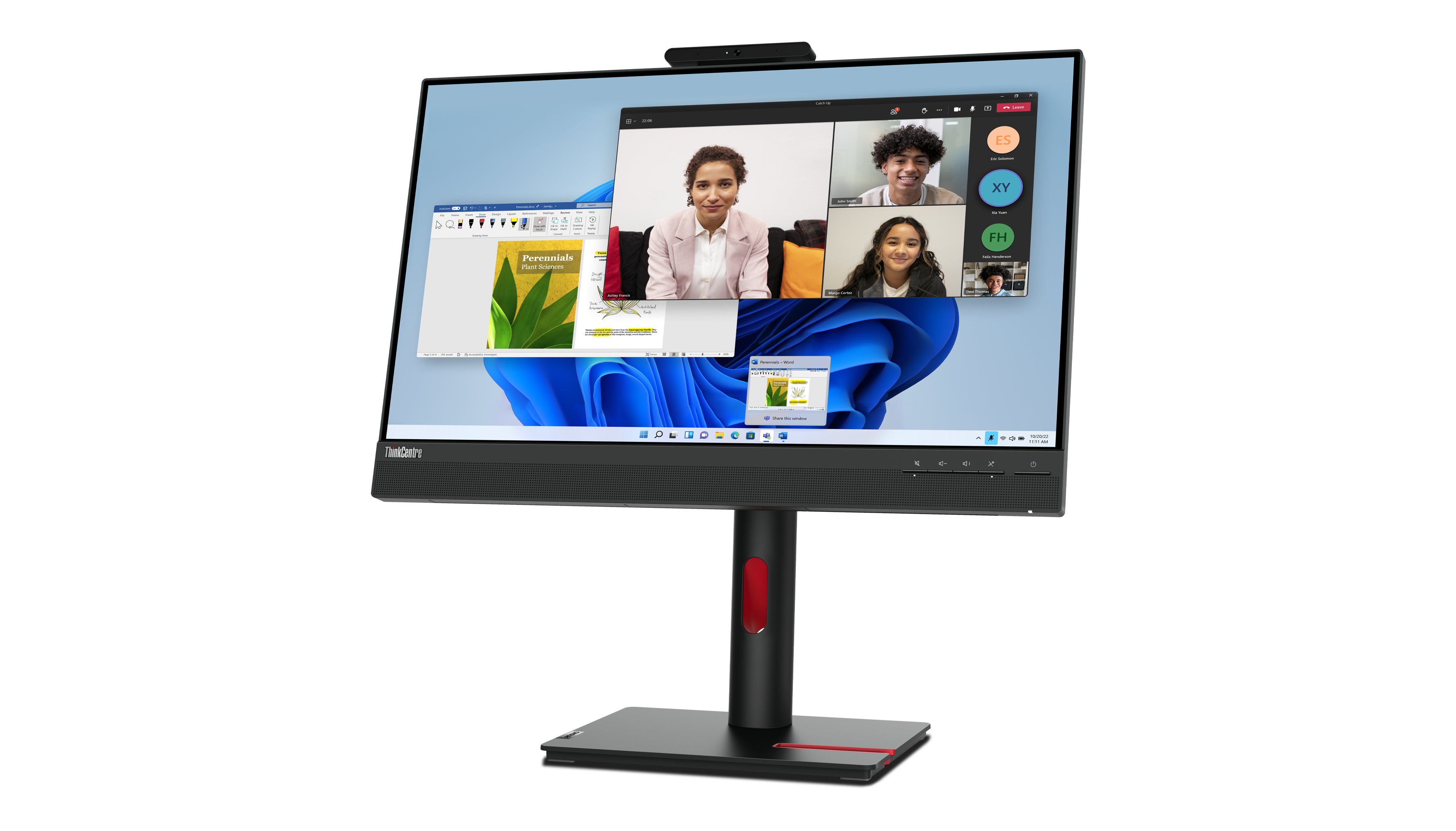 LENOVO ThinkCentre Tiny-In-One 24 Gen 5 - 24 inch - Full HD IPS LED Monitor - 1920x1080 - Pivot / HAS / Webcam