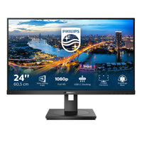 PHILIPS B-Line - 24 inch - Full HD IPS LED Monitor - 1920x1080 - USB-C Dock - Pivot / HAS / RJ45